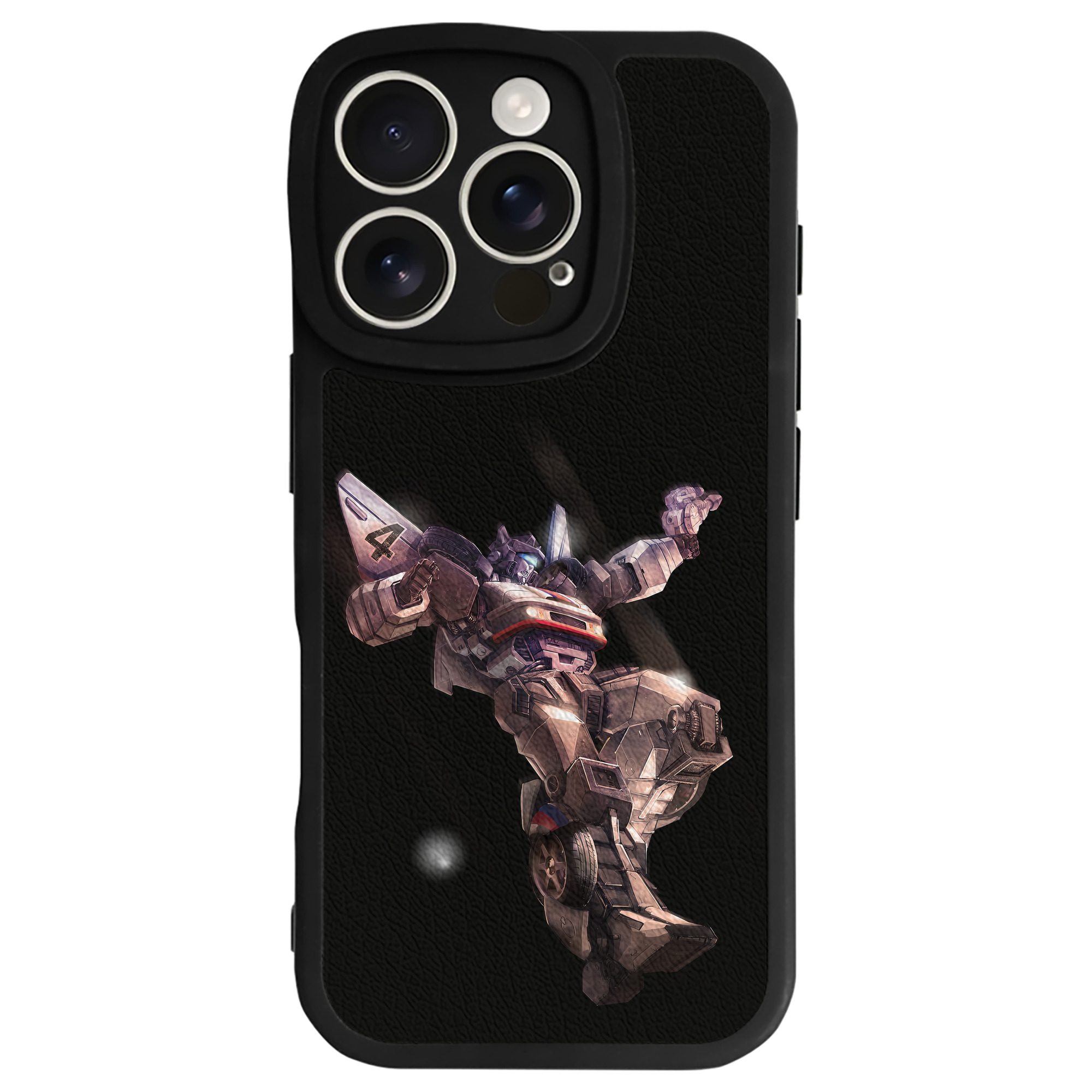 （画像用） Transformers トランスフォーマー 【iPhone 16シリーズ対応】シリコンスマホケース（レザー調） 材質：シリコン